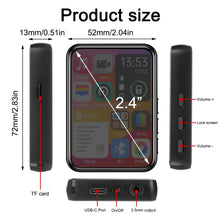 New Bluetooth 5.4 Touch Screen MP3 Player